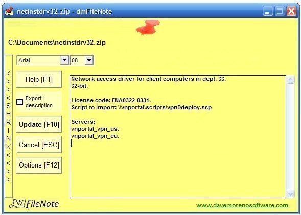 Description: Description: description window expanded.JPG